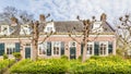 Streetview traditional Dutch houses Royalty Free Stock Photo