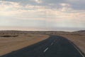 Tared road to luederitz Royalty Free Stock Photo