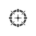 Target aim vector icon