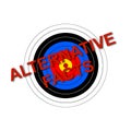 Target Alternative Facts Royalty Free Stock Photo