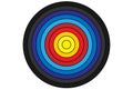 Target for archery, vector, gradient