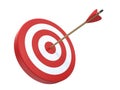 Target with arrow Royalty Free Stock Photo