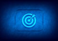 Target arrow icon abstract digital design blue background