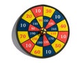 Target board with a bullseye