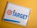 Target, Business Motivational Words Quotes Concept