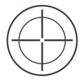 Target circle vector illustration.