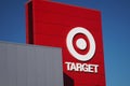 Target Corporation corporate logo on retail department store at the Throgs Neck shopping center.