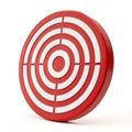 Target 3D Icon isolated on transparent background