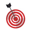 Target dartboard goal symbol