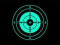 Target destination icon. Aim sniper shoot focus cursor bull eye mark