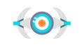 Target Eye Abstract Icon Design, vector design Generative AI Royalty Free Stock Photo