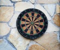 The target for game of Darts on the wall