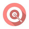 Target, goal flat icon