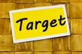 Target goal plan success focus marketing strategy opportunity objective achievement