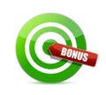 Target good bonus illustration design Royalty Free Stock Photo