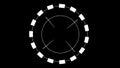 Target HUD technological futuristic elements. Sci Fi elements appearing and disappearing. Loading, target, intro