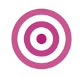 Target Icon Design Royalty Free Stock Photo