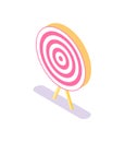 Target Icon Isolated Vector. Accuracy Concept