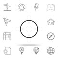 target icon. navigation icons universal set for web and mobile Royalty Free Stock Photo
