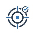 target icon - Aim icon - focus icon - goal icon