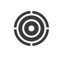 target icon vector concept design template Royalty Free Stock Photo