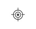 Target icon vector