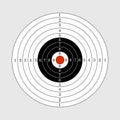 Target illustration for sport target shooting competition