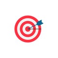 Target keyword flat icon