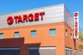 Target logo on a discount department store branch supermarket shop discounter in Chicago, Illinois