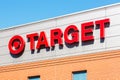 Target logo on a discount department store branch supermarket shop discounter in Chicago, Illinois