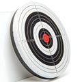 Target marker location isolated on white background