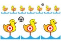 Target painted yellow ducks for shooting range and Entertainment