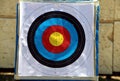 Target practice board Royalty Free Stock Photo