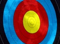 Target practice board side view Royalty Free Stock Photo