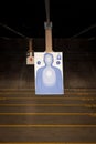 Target Practice at the Gun Range Royalty Free Stock Photo