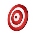 Target red dart goal vector Royalty Free Stock Photo