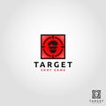 Target - Shoot Game App Logo Template