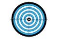 Target shooting in blue and black colors. Royalty Free Stock Photo
