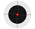 Target shooting vector Royalty Free Stock Photo