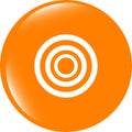 Target sign icon. Pointer symbol. Modern UI website button Royalty Free Stock Photo
