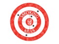 Target Smoking Kills Skull Skeleton Headshot