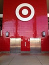 Target store bullseye red tile Royalty Free Stock Photo