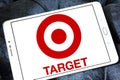 Target stores logo Royalty Free Stock Photo