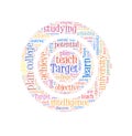 Target word cloud