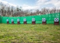 Targets for archery Royalty Free Stock Photo