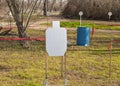 Targets on a Shooting Range Royalty Free Stock Photo