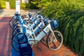 Tarheel Bikes, rental bicycles, on the Campus of UNC, University of North Carolina at Chapel Hill