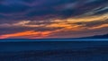 Tarifa fiery sunset Royalty Free Stock Photo
