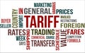 TARIFF - word cloud