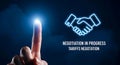 Tariffs Negotiation in Progress Royalty Free Stock Photo
